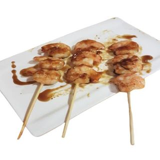 gambas con salsa agridulce