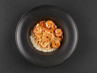 Локшина Удон з креветками у вершковому соусі Том Ям (260g)