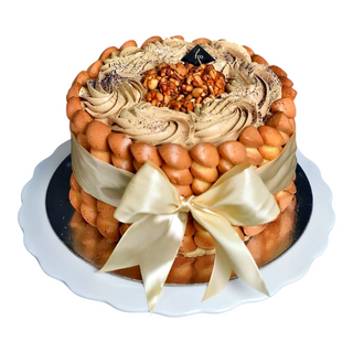 ფრანგული ყავის ტორტი ტირამისუს ჩხირებით 8 ნაჭ.