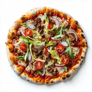 Pizza Kebab + Coca-Cola + patatine