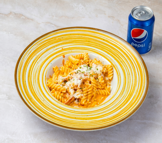 Peperizo kulen pasta + Pepsi