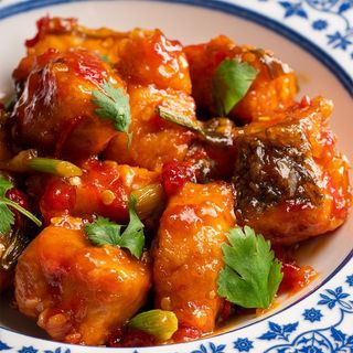 Pescados Con Salsa Agridulce