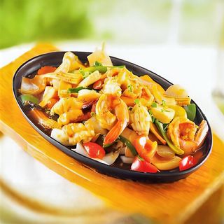 Gamberi in salsa piccante