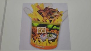 Box/patata con carne grande