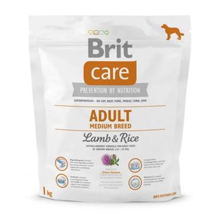 Brit Care Adult Medium Breed - сухий корм для собак середніх порід з ягням та рисом, 1 кг