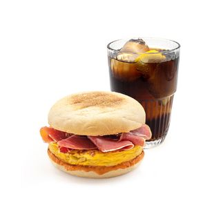 MENÚ CON BEBIDA - MUFFIN IBÉRICO