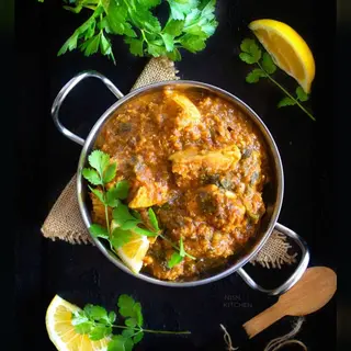 Frango Dhansak com Grão