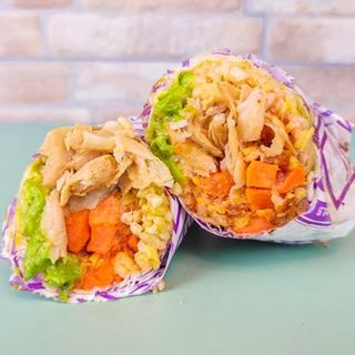 Super Hot Vegan Chick Burrito