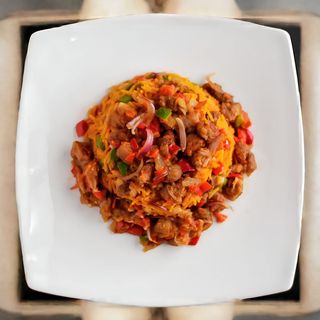 Asun Jollof (Portion)