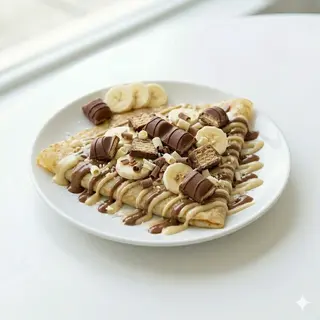 Crepe Con Kinder Y Plátano