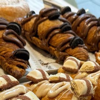 Croissant nutella y oreo