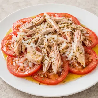 Tomate Aliñado Con Melva