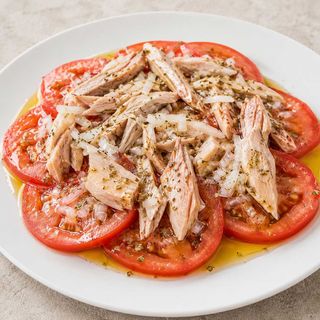 Tomate Aliñado Con Melva