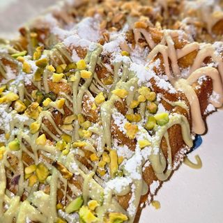 Waffle con pistacchio