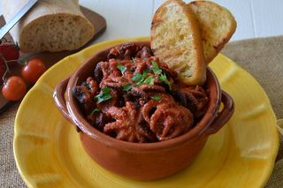 Piatto di polipo alla Luciana