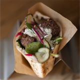 Pita falafel