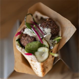 Pita falafel