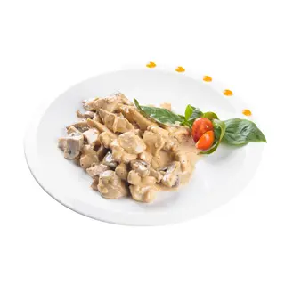 Курица с грибами