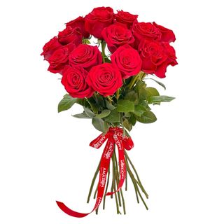 Buchet cu 17 trandafiri roșii