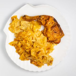 Piletina s mlincima i kruhom