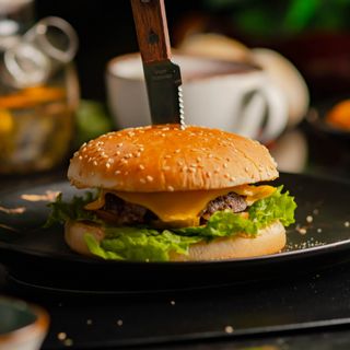 Бургер с МРАМОРНОЙ говядиной