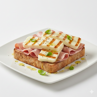 Tostada De Jamón York Y Queso