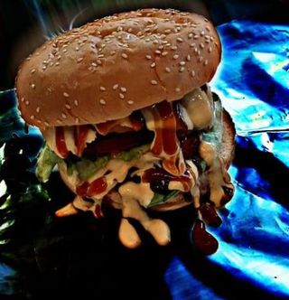 Hamburger podwójny kotlet