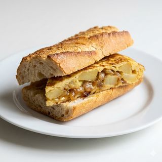 Bocadillo De Tortilla Española