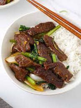 Sliced Beef Cooked In Oyster Sauce