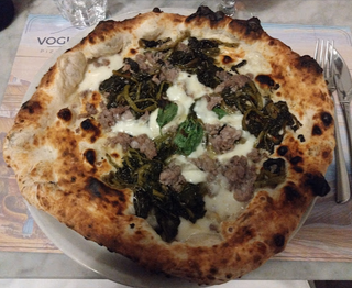 Pizza salsiccia e frijarelli