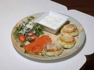 Сирники з лососем