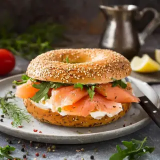  Bagel au saumon   