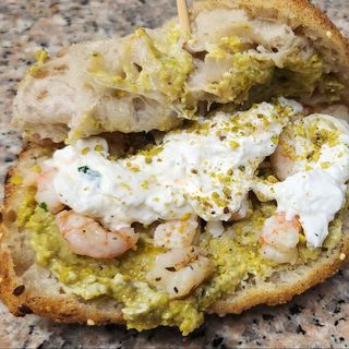 Panino fritto al gambero rosso