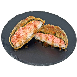 Суші бургер з креветкою та сніжним крабом 320г