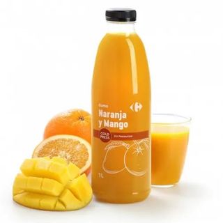 Zumo de Naranja y Mango Carrefour Botella 1 L.