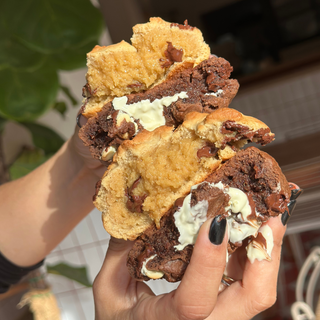 Peanut Butter + Chocolate cookie