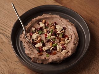 Ніжний паштет із курячої печінки з халвою і сухофруктами (150/60g)