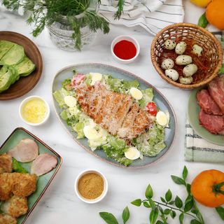 Цезарь с хрустящей курочкой