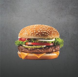 Բուրգեր Բեկոն և չեդեր պանրով