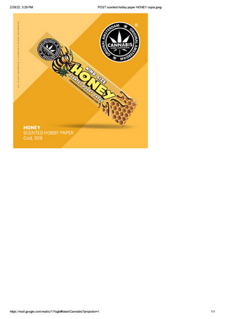 Honey scented Hobby paper