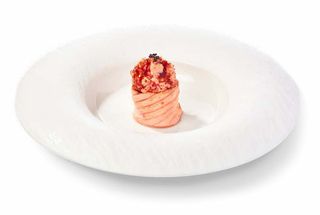 50. Gunkan salmone cotto - 2 pezzi