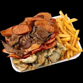 COMBINADO 4 CON PAPAS