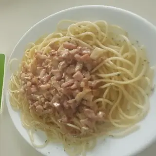 Espaguetis Salsa Carbonara