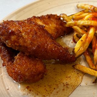 Menú Pollo Keik + patatas + bebida