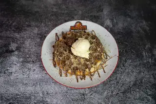 Waffle Ferrero + Coca-Cola
