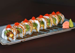 Salmon Teriyaki California roll