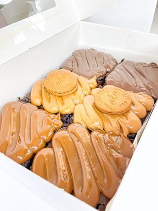 Pack  para celebrar 6 unidades brownies 