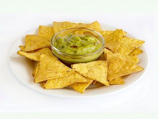 Nachos Con Guacamole