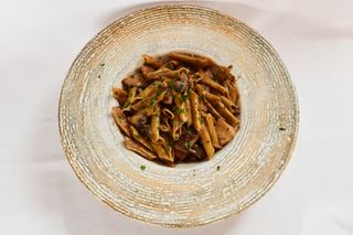 Fuži sa piletinom i gljivama