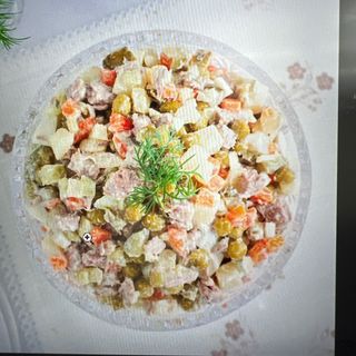 Оливье мясное